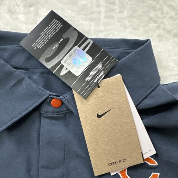 Nike Dri-Fit Chicago Bears Polo Shirt NFL On-Field Apparel Men's Size Large NWT - Picture 8 of 16